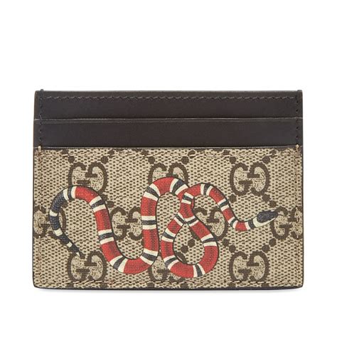 gucci card holder with zipper|gucci card holder with snake.